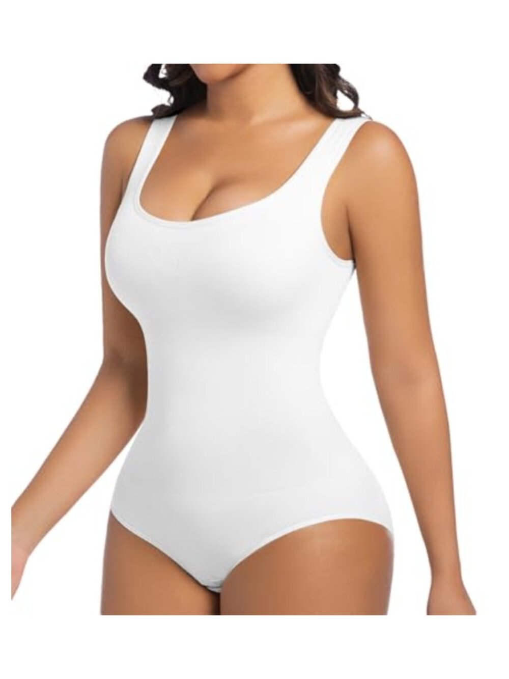 Seamless Tummy Control Shapewear Bodysuit Nylon Spandex Tank Top Body Shaper